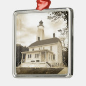 サンディフックライトハウス メタルオーナメント (左)