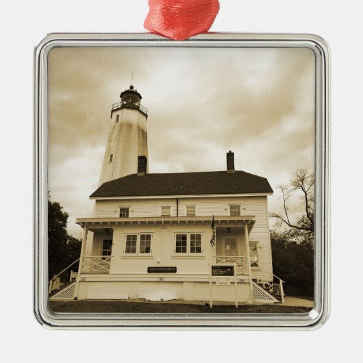 サンディフックライトハウス メタルオーナメント (正面)