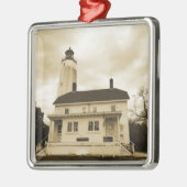 サンディフックライトハウス メタルオーナメント (左)