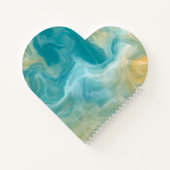 サンディブラウン海ブルーフルートアート ノートブック (裏面)