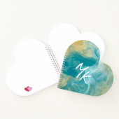 サンディブラウン海ブルーフルートアート ノートブック (内部)