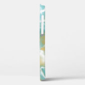 サンディブラウン海ブルーマーブルフロードアート Case-Mate iPhoneケース (裏面 / 左)