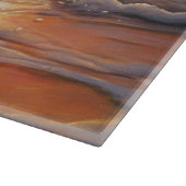 サンディポーズビコンフリースドッグオンビーチサンセット カッティングボード (角)