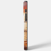 サンディポーズビコンフリースドッグオンビーチサンセット Case-Mate iPhoneケース (裏面 / 左)