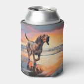 サンディポーズブラッドハウンドグオンビーチサンセット 缶クーラー (缶正面)