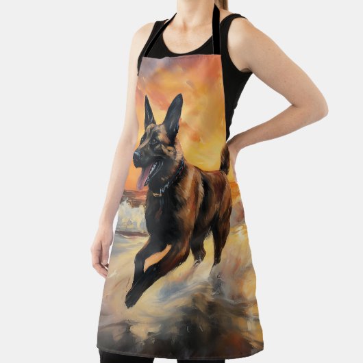 サンディポーズベルギーマリノワドグオンサンセットビーチ エプロン (インサイチュ)