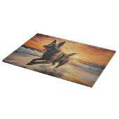 サンディポーズベルギーマリノワドグオンサンセットビーチ カッティングボード (角)