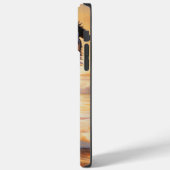 サンディポーズベルネーズマウンテンドグオンビーチサンセット Case-Mate iPhoneケース (裏面 / 左)