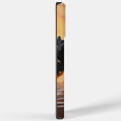 サンディポーズベルネーズマウンテンドグオンビーチサンセット Case-Mate iPhoneケース (裏面 / 右)