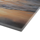 サンディポーズ秋田ドッグオンビーチサンセット カッティングボード (角)