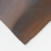 サンディポーズ秋田ドッグオンビーチサンセット フリースブランケット (角)