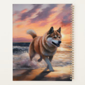 サンディポーズ秋田ドッグオンビーチサンセット プランナー手帳 (裏面)