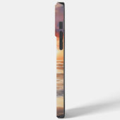 サンディポーズ秋田ドッグオンビーチサンセット Case-Mate iPhoneケース (裏面 / 左)