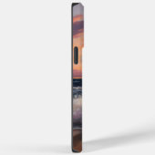 サンディポーズ秋田ドッグオンビーチサンセット Case-Mate iPhoneケース (裏面 / 右)