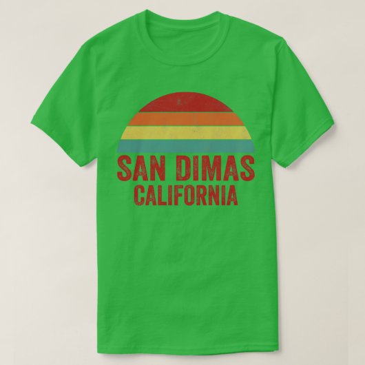 サンディマス CA カリフォルニア Tシャツ (デザイン正面)