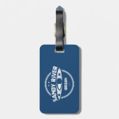 サンディリバーオレゴンカヤック ラゲッジタグ (裏面縦)