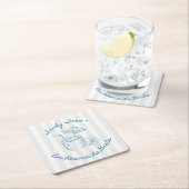 サンディートゥ＆ブライズメイドゴールズ　コーストル　バチェロレッテ スクエアペーパーコースター (インサイチュ)