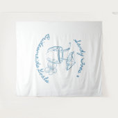 サンディートゥ & ブライズメイド ゴールズ コースト バチェロレッテ タペストリー (正面(横))