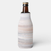 サンディービーチサマータン抽象的水彩 ボトルクーラー (ボトル正面)