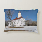 サンディーフックライトハウスニュージャージーアクセント枕 アクセントクッション (裏面)