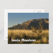サンディ威厳のあるア山脈、アルバカーキ ポストカード (正面/裏面)