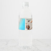 サンディ熱帯ビーチヒトシーシェル ペットボトルラベル (裏面)