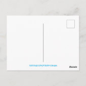 サンディ熱帯ビーチヒトシーシェル ポストカード (裏面)