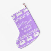 サンディ航海のツグカニ スモールクリスマスストッキング (裏面 (吊り時))