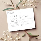 サンディ足指ビーチ結婚式写真Save the Date 案内ポストカード
