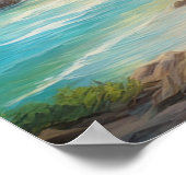 サンディ魅力的ビーチ ポスター (角)