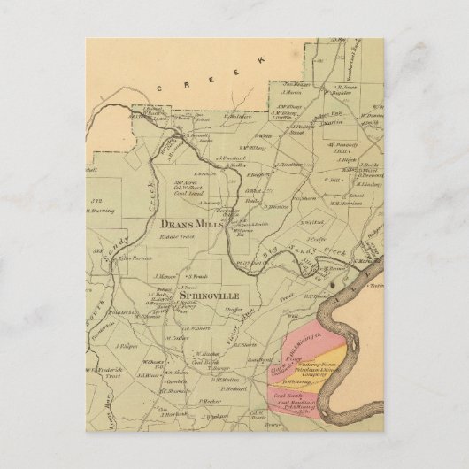 サンディ・クリーク郡 ポストカード (正面)