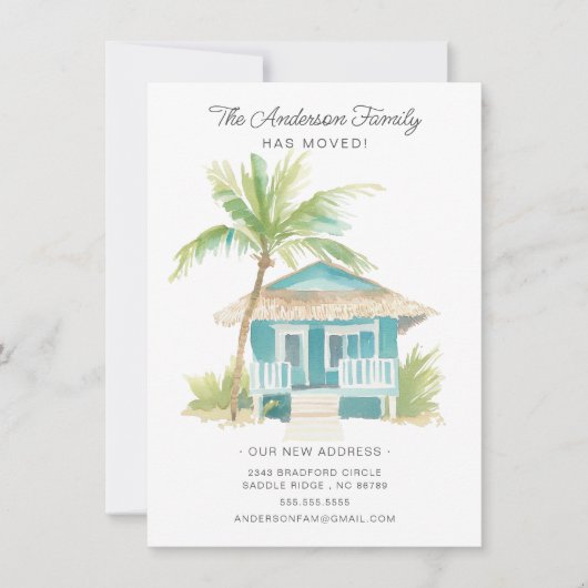 サンディ・ショアーズ熱帯運動発表 招待状 (正面)