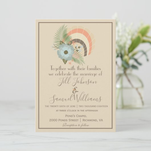 サンディ・シーシェル結婚コースト 招待状 (スタンド正面)