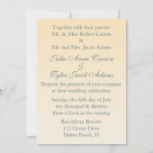 サンディ・スターフィッシュ招待状/ 5 x 7 招待状 (裏面)