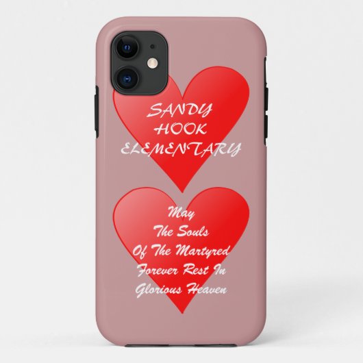 サンディ・フックは殉教者の魂を… Case-Mate iPhoneケース (裏面)