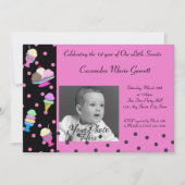 サンデショップ/フォト誕生日 招待状 (正面)