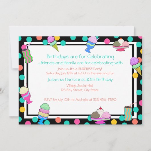 サンデショッペ招待状 招待状 (正面)