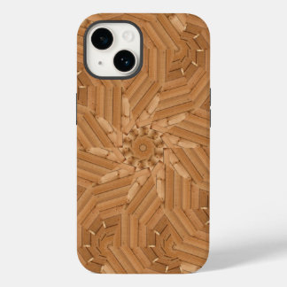 サンデッキ – 木製スターバストモザイク Case-Mate iPhone 14ケース