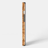 サンデッキ – 木製日が差すことモザイク iPhoneケース (左側面)