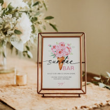 サンデバーアイスクリームScooped Upテーマの看板