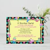 サンデパーティー誕生日 招待状 (スタンド正面)