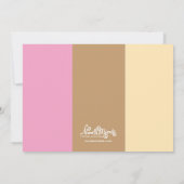 サンデメイキングバースデーパーティ招待状 招待状 (裏面)