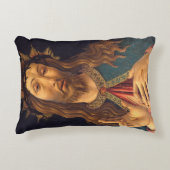 サンデル・ボッティチェリによってトーンで飾られたキリスト アクセントクッション (正面)