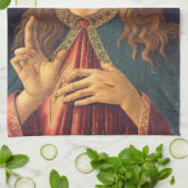 サンデル・ボッティチェリによってトーンで飾られたキリスト キッチンタオル (折り畳み)