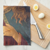 サンデル・ボッティチェリによってトーンで飾られたキリスト キッチンタオル (四つ折り)