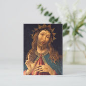 サンデル・ボッティチェリによってトーンで飾られたキリスト ポストカード (スタンド正面)