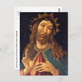 サンデル・ボッティチェリによってトーンで飾られたキリスト ポストカード (正面/裏面)