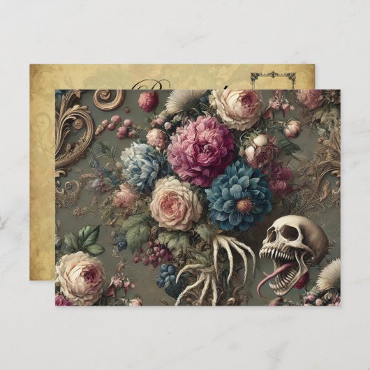 サンデーのシニック – ゴシックビクトリアン様式 シーズンポストカード (正面/裏面)