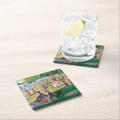 サンデーオンラグランデジャットシュアラ絵画ト スクエアペーパーコースター (インサイチュ)