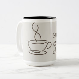 サンデーコーヒークラブマグ | コーヒー好きな人のためのスローな一杯 ツートーンマグカップ